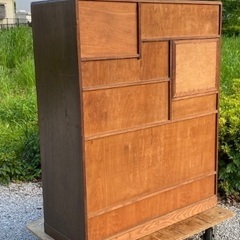 ◎お値下げしました‼️逸品 貴重 希少 素敵な木目♪ 時代茶箪笥 茶