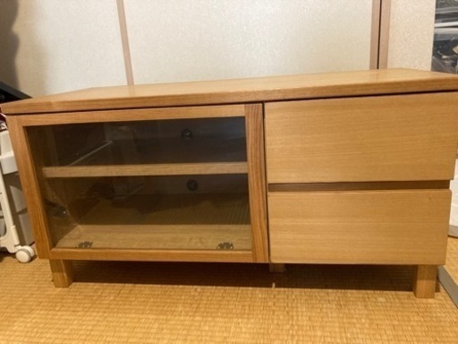 無印良品　テレビ台 テレビボード　タモ材 MUJI