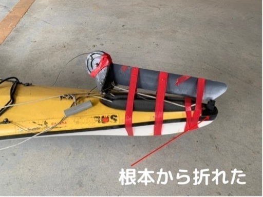 シーカヤック(ジャンク品※航行可能)修理できる方はお得