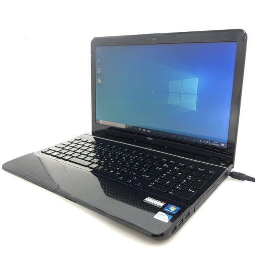 大容量HDD-750G Wi-Fi有 ノートパソコン 15.6型 NEC PC-LS150HS6B 中古良品 Pentium 4GB DVDマルチ 無線 webカメラ Windows10 Office