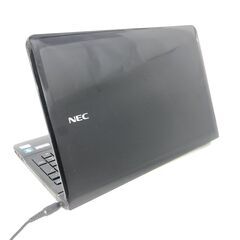 大容量HDD-750G Wi-Fi有 ノートパソコン 15.6型 NEC PC-LS150HS6B 中古良品
