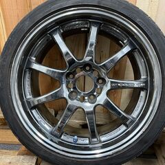 ●WORK EMOTION XD9 アルミ☆18インチ8.0J+45 5H PCD114.3☆4本☆　　　5025