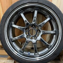 ●WORK EMOTION XD9 アルミ☆18インチ8.0J+45 5H PCD114.3☆4本☆　　　5025