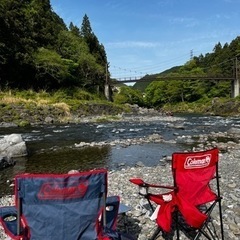 Colemanアウトドアチェア二脚　キャンプ、BBQ