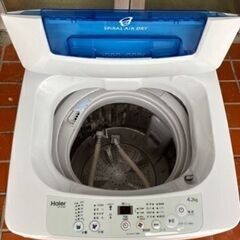 【値下げしました】洗濯機　ハイアール　4.2kg 2019年製　動作確認済み 掃除済み　JM-K 42M 