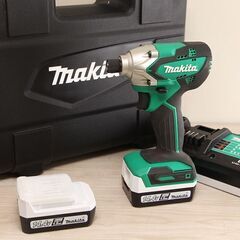 マキタ makita 充電式 インパクトドライバ MTD001DSX 14.4V バッテリー ２個 充電器 DC18SG (D4401snxY)