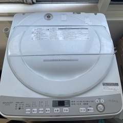 【お値下げ中‼️】【洗濯機】SHARP ES-GE7D-W