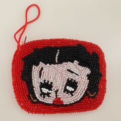 昭和レトロ★ベティちゃんのビーズ刺繍コインポーチ・コインケース