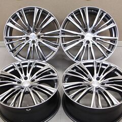 BROCKEN アルミホイール 19インチ 8J 45 5H114.3 4本セット (A431naxY)