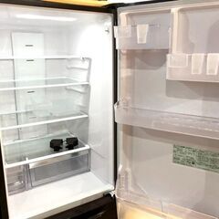 札幌近郊　送料無料　HITACHI 日立 R-K320HV ノンフロン 冷凍 冷蔵庫 3ドア 左開き 2018年製 真ん中野菜室 315L - 家電