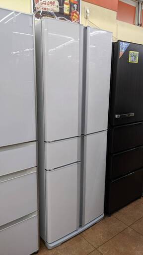 MITSUBISHI 405L冷蔵庫 MR-A41YY-W 三菱 ファミリー冷蔵庫3284