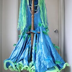 社交ダンス☆モダンドレス☆ワンピース☆ストレッチ素材☆美品