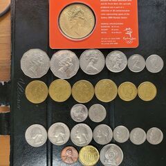 貴重オリンピック記念コイン及び　旧硬貨 4ヶ国 24枚 USドル...
