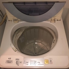 【お取引予定者決定済み】洗濯機4.2kg【至急5/13or14】...