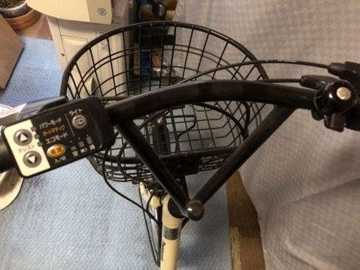 電動自転車パナソニック22インチ、アイボリー色
