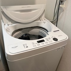 SHARP 全自動洗濯機　5.5kg ES-GE5E 2021年製