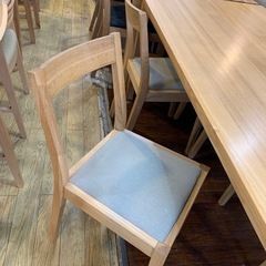 6/7 値下げ⭐️タモ材⭐️無印良品 ダイニング5点セット 廃盤 天然木 MUJI