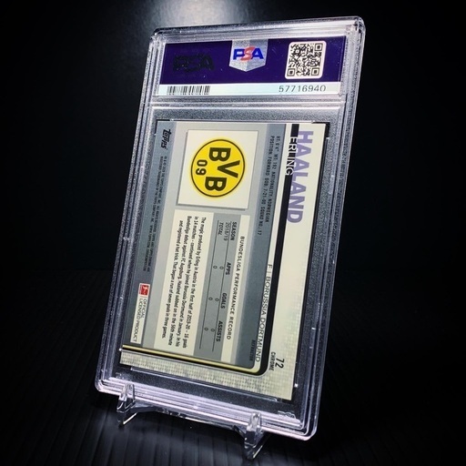 ハーランド ルーキーカード Refractor Haaland ［PSA 10］ サッカー トレカ鑑定済