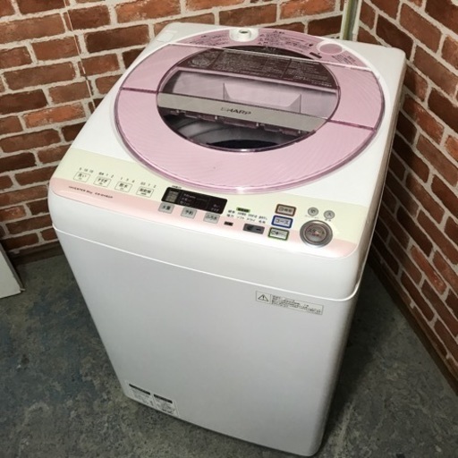 【ご成約⭕️ありがとうございます】インバーター搭載穴なし槽モデル♪ 大家族やまとめ洗いをしたい方必見‼︎ SHARP8.0kg洗濯機