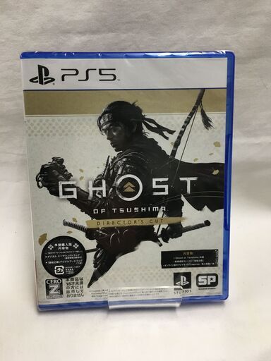 新品 未開封品!!　PS5　Ghost of Tsushima Director's Cut ソニー　インタラクティブエンタテインメント　ECJS-00011　PS5　ゴーストオブツシマ DC　ゲーム　ソフト　18歳以上対象　堺市　石津