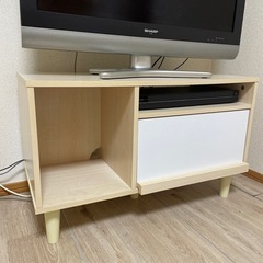 テレビ台 テレビボード ロウヤ LOWYA 幅77.5cm、高さ...