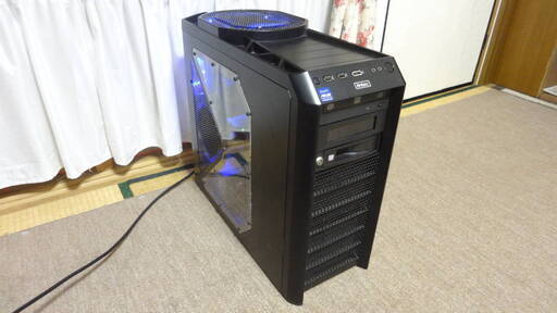 自作PC アンテック巨大ファン搭載 i7 2700k/ GTX-760/ SSD256G/ HDD1TB×2/ 8G/ DVDドライブ / Win10 Home
