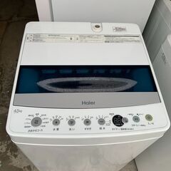 中古 2021年製 4.5k洗濯機 ハイアール JW-C45D