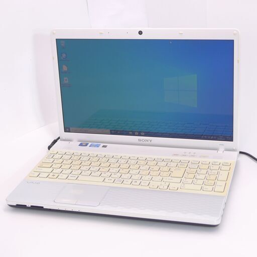 中古良品 高速SSD 15.5型 ノートパソコン SONY VPCEH18FJ 第2世代 Core i3 4GB DVDRW 無線 カメラ Windows10 Office 即使用可 保証付