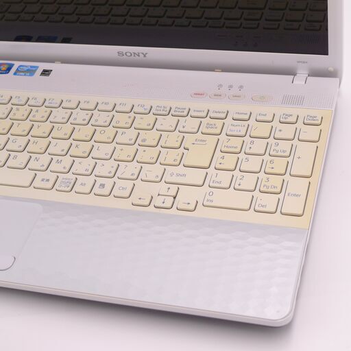 ホワイト色 Windows10 中古良品 15.5型 SONY VAIO VPCEH18FJ ノート