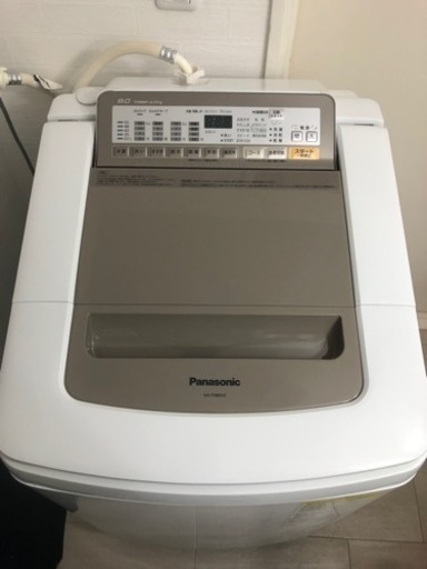 8kg大きめPanasonic 全自動洗濯機 NA-FD80H3