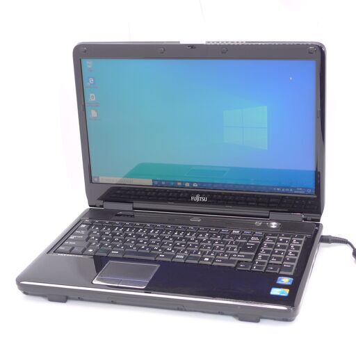 中古良品 日本製 15型 ノートパソコン FUJITSU 富士通 NF/G50 Core i3 4GB DVDマルチ 無線 Wi-Fi Windows10 Office 即使用可