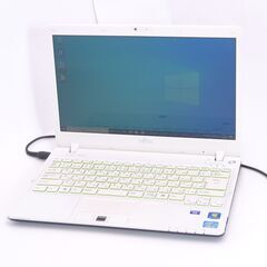 中古美品 日本製 高速SSD 13型 ノートパソコン 富士通 SH54/E 第2世代Core i3 4GB DVDRW 無線 Wi-Fi カメラ Windows10 Office 中古美品 日本製 高速SSD 13型 ノートパソコン 富士通 SH54/E 第2