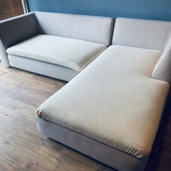 ☑️メル売約済み　70〜90万arflexSONAコーナーカウチソファーアルフレックス