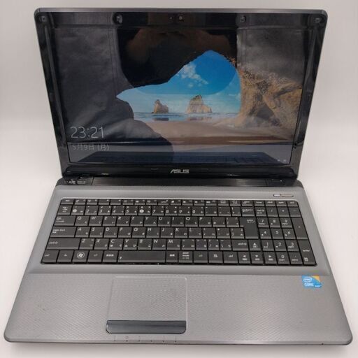 Asus Core i5搭載 高速SSD120G メモリ4G CD/DVD読み書き 大画面15.6インチ テンキー HDMI  Wifi対応 　#150785D