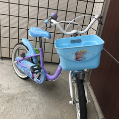 格安❣️★美品★子供用自転車　16インチ　アナ雪