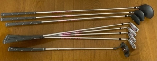 値下げ中!【中古品】クラブのみ8本セット【左利き用】  Afectoレディース ゴルフセット