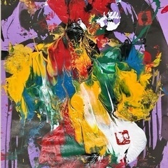 幸福を呼ぶペンキアート『沖縄のピカソ』小波津有希さん 原画 絵画