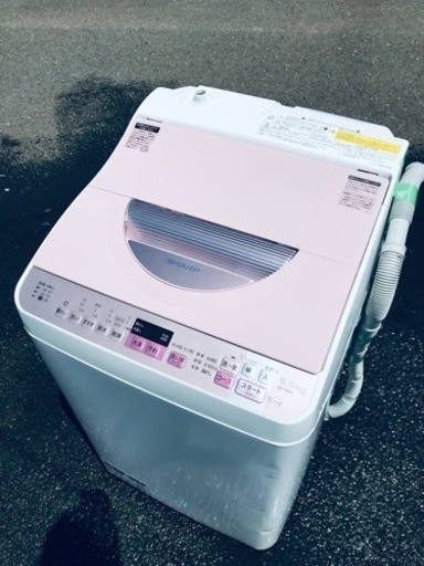 ①ET214番⭐️SHARP電気洗濯乾燥機⭐️