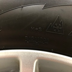 プジョー専用スタッドレス付き16インチアルミホイール4本