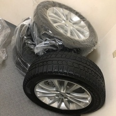 プジョー専用スタッドレス付き16インチアルミホイール4本
