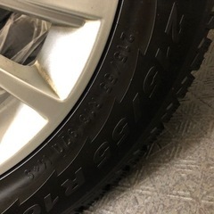 プジョー専用スタッドレス付き16インチアルミホイール4本