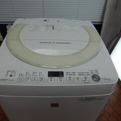 ID 018907 洗濯機 シャープ 7K 2016年製 ES-G7E3
