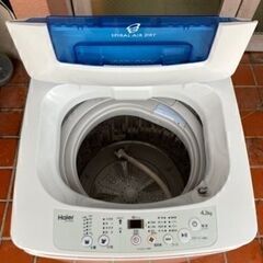 【値下げしました】4.2kg  洗濯機　ハイアール　 動作確認済み 掃除済み 19年製 JM-K 42M 