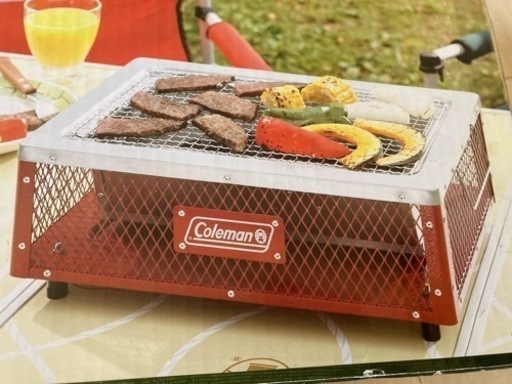 新品⭐️コールマン　クールステージテーブルトップグリル　赤