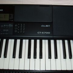 中古 美品 説明書付 カシオ(CASIO)電子キーボード Casiotone CT-X700 