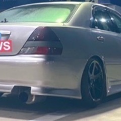 【ネット決済・配送可】JZX110 マーク２　社外Rバンパー