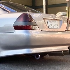 JZX110 マーク２　社外Rバンパー