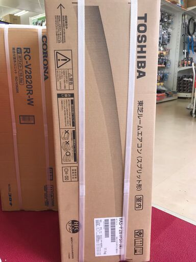 ✨エアコン　東芝　RAS-F281PSY　20年式　2,8kw　未使用品✨うるま市田場✨