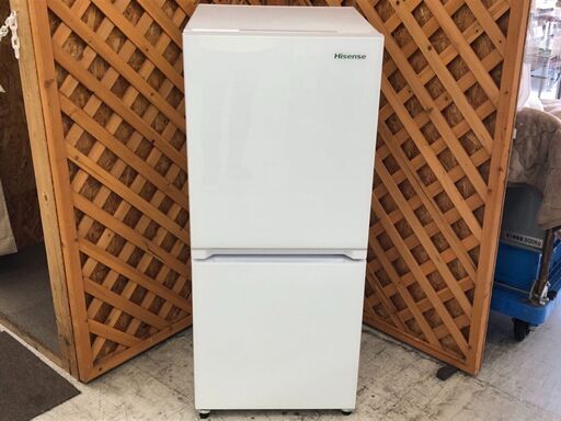 【愛品館江戸川店】Hisense　134L 　2ドア 冷蔵庫 （2020年製） ID:143-0141299-007