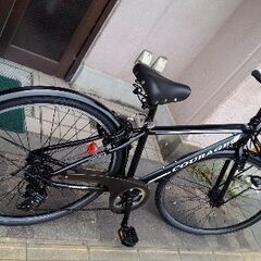 COURAGE[クラージュ]700c シティークロスバイク アルミ/7speed/ブラック